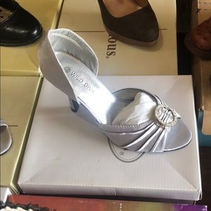 Silver heels
